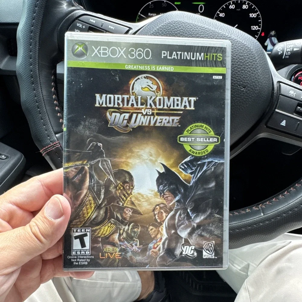 Mortal Kombat vs. DC Universe (Xbox 360, 2008) With Manual Tested And Working